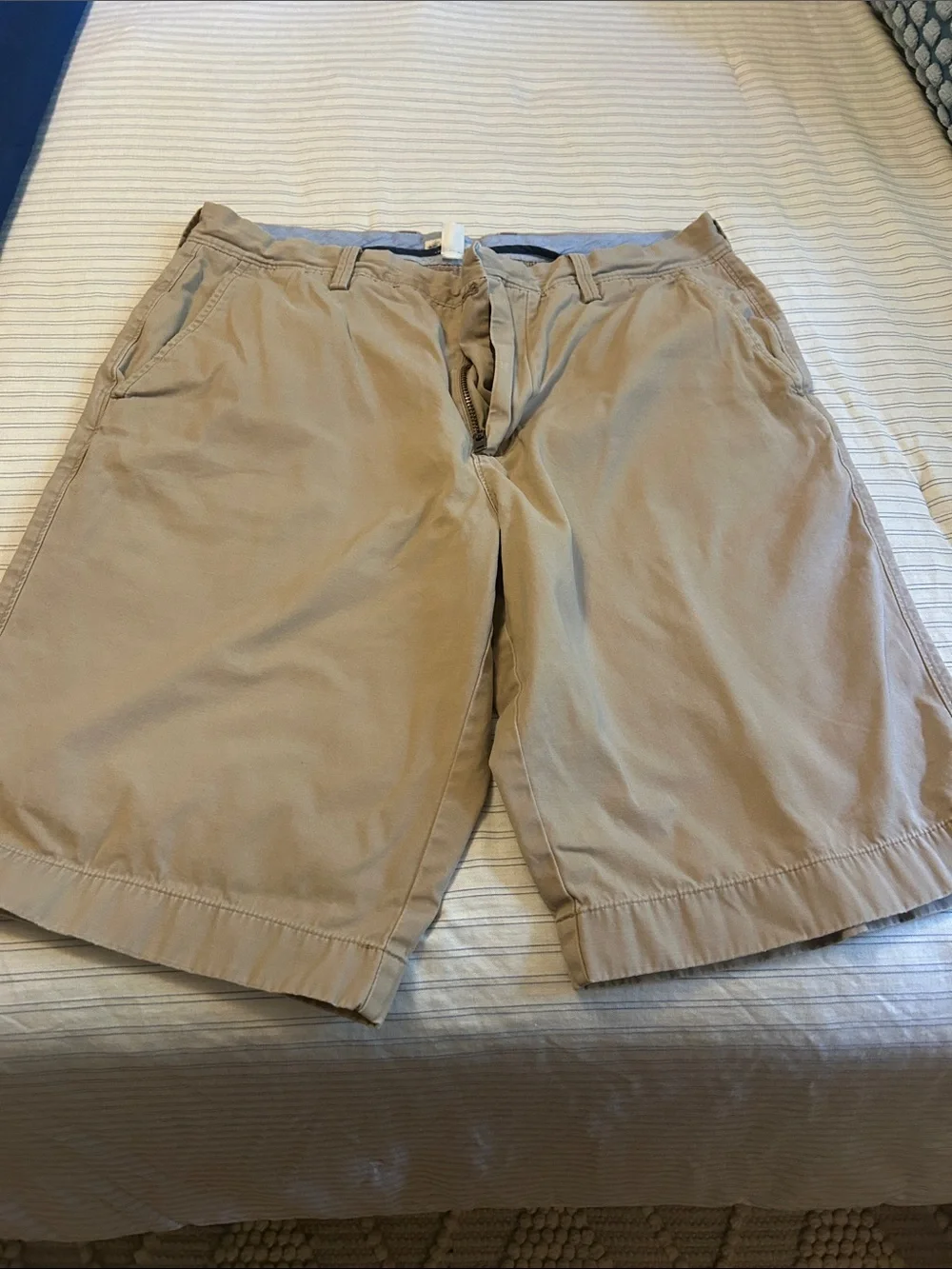 J. Crew Men's Flat Front Khaki Shorts